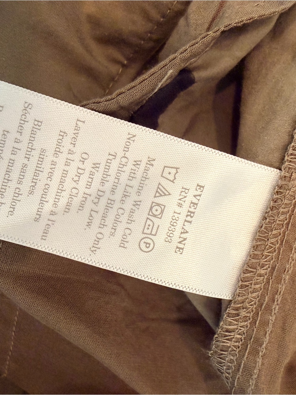 Everlane Cargo Drawstring Pants - Olive Green - Picture 4 of 4